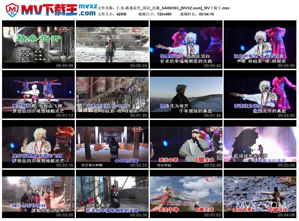 仁青-格桑花开_国语_民歌_NAI00393